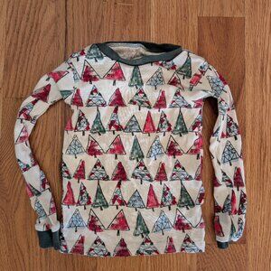 Burts Bees Kids unisex Holiday/ Christmas Tree Pajamas 4T